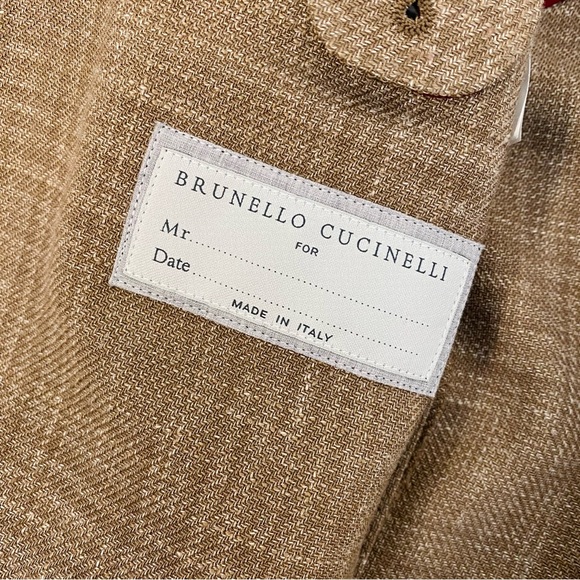 Brunello Cucinelli Silk & Linen Plaid Blazer | 44 - Picture 7 of 15